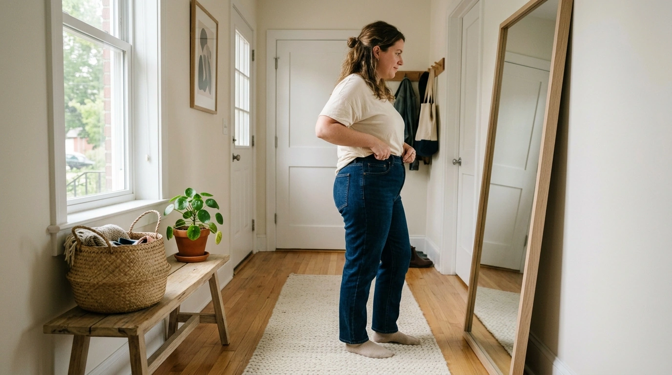 How to Hide a Big Belly in Jeans: Fit and Styling Tips