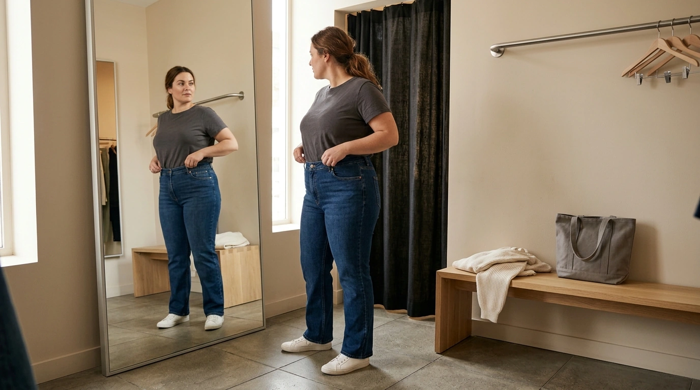 Best Jeans for a Big Stomach and Skinny Legs