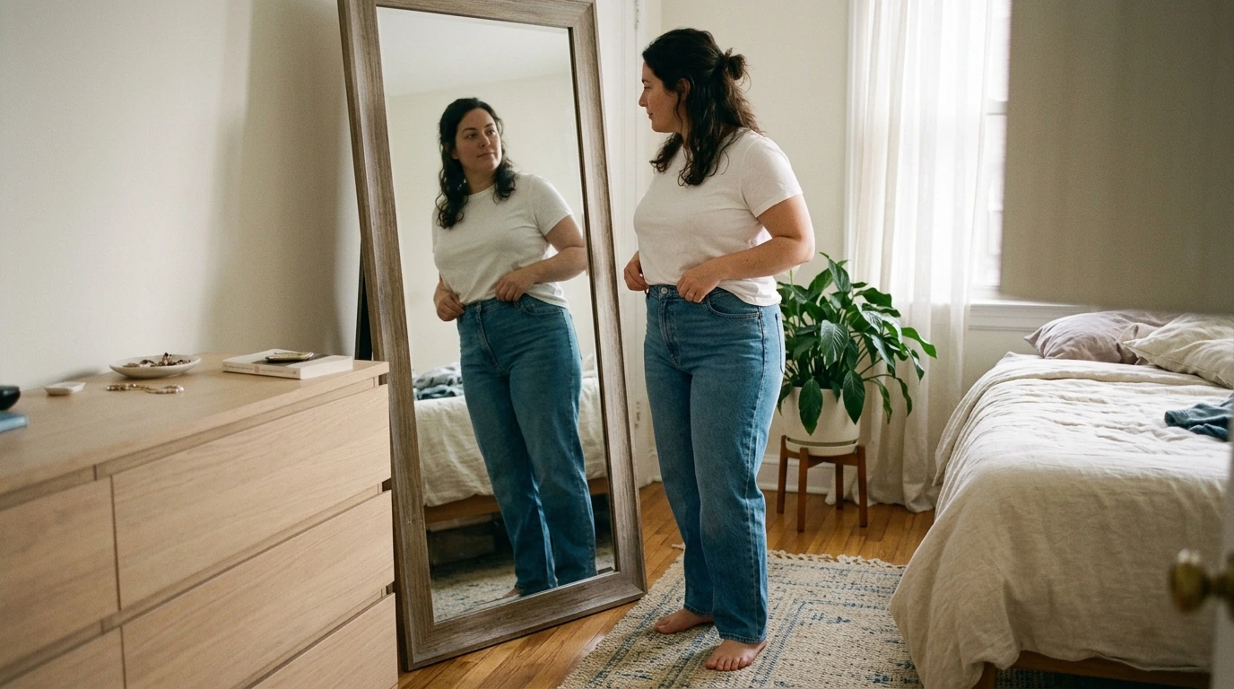 Flattering Jeans for a Big Tummy: Fit and Style Tips