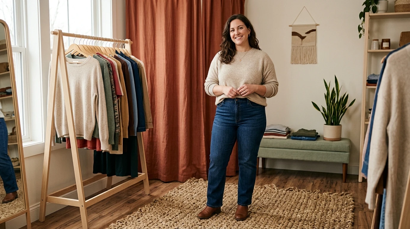 Most Flattering Jeans for a Large Stomach